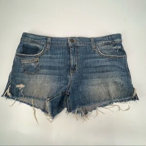 Joe's Jeans Trudiee Distressed Cut Off Denim Jean Shorts Size 29 Women's